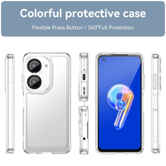 For ASUS Zenfone 9 Candy Series TPU Phone Case(Transparent) - ASUS Cases by buy2fix | Online Shopping UK | buy2fix