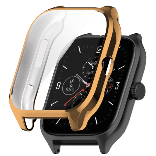 For Amazfit GTS 4 TPU Full-Enclosed Watch Case(Rose Gold) - Watch Cases by buy2fix | Online Shopping UK | buy2fix