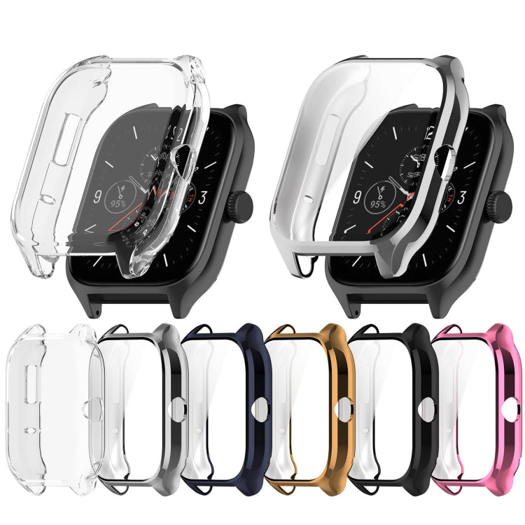 For Amazfit GTS 4 TPU Full-Enclosed Watch Case(Black) - Watch Cases by buy2fix | Online Shopping UK | buy2fix