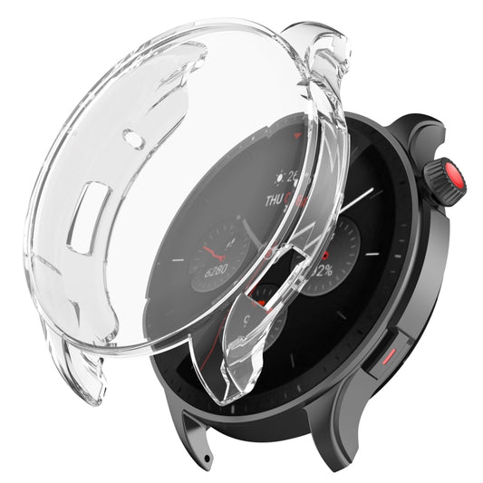For Amazfit GTR 4 TPU Full-Enclosed Watch Case(Transparent) - Watch Cases by buy2fix | Online Shopping UK | buy2fix