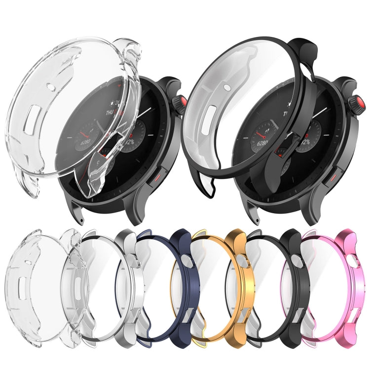 For Amazfit GTR 4 TPU Full-Enclosed Watch Case(Transparent) - Watch Cases by buy2fix | Online Shopping UK | buy2fix