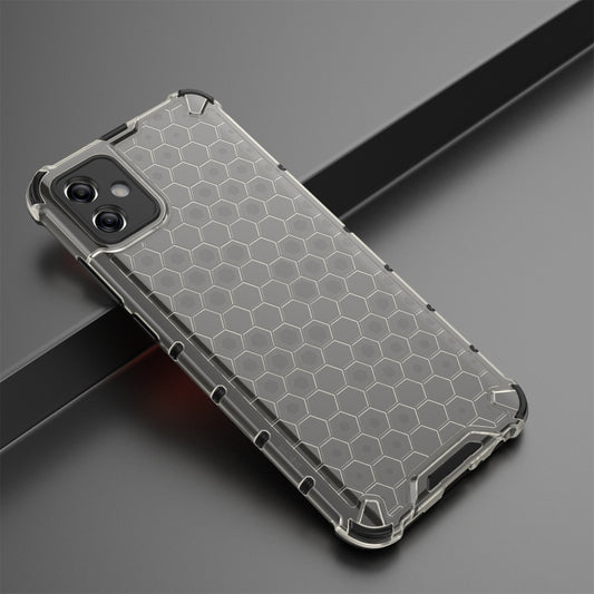For Samsung Galaxy A04e 4G Honeycomb Phone Case(Black) by buy2fix