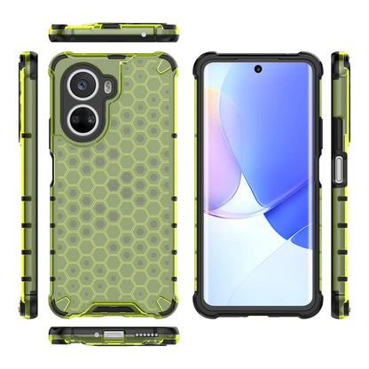 For Huawei Nova 10 SE 4G Honeycomb Phone Case(Green) - Huawei Cases by buy2fix | Online Shopping UK | buy2fix