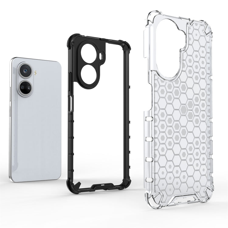 For Huawei Nova 10 SE 4G Honeycomb Phone Case(White) - Huawei Cases by buy2fix | Online Shopping UK | buy2fix