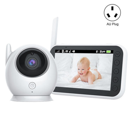 ABM100 4.3 inch Wireless Video Color Night Vision Baby Monitor 360-Degree Security Camera(AU Plug) by buy2fix