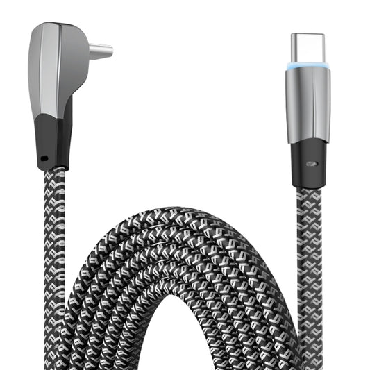 ENKAY Hat-Prince 65W USB-C / Type-C to Type-C 6A Fast Charging Data Weave Cable, Length:1m by ENKAY
