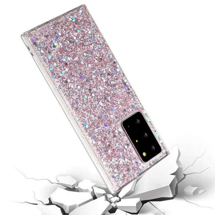 For Samsung Galaxy A31 Glitter Sequins Epoxy TPU Phone Case(Silver) by buy2fix