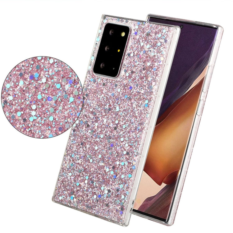 For Samsung Galaxy A31 Glitter Sequins Epoxy TPU Phone Case(Silver) by buy2fix