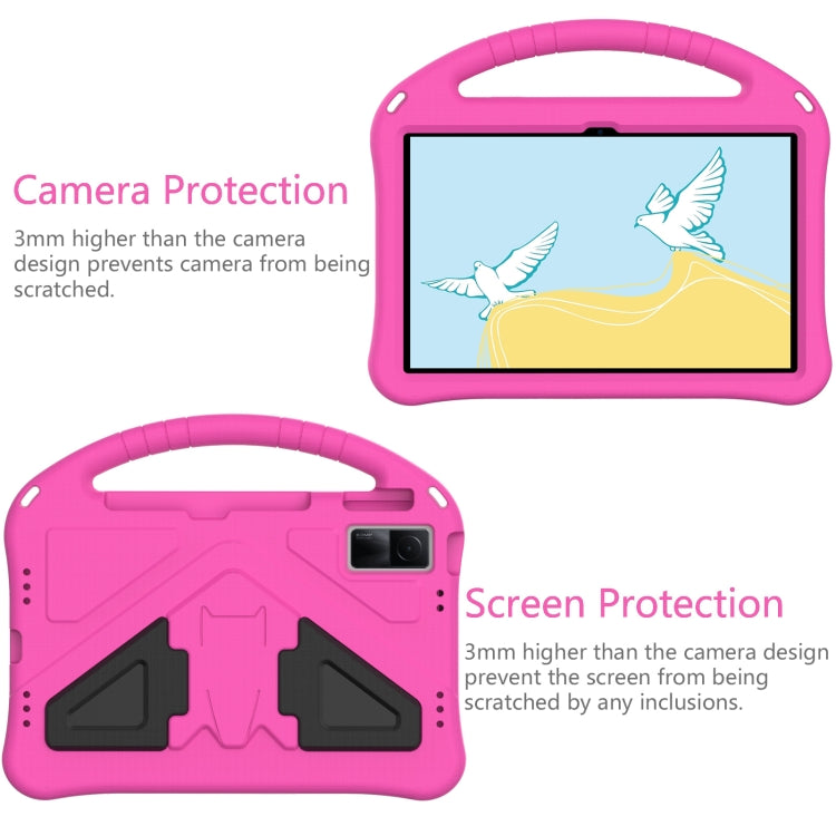 For OPPO Pad Air 10.36  2022 EVA Shockproof Tablet Case with Holder(Rose Red) - OPPO by buy2fix | Online Shopping UK | buy2fix