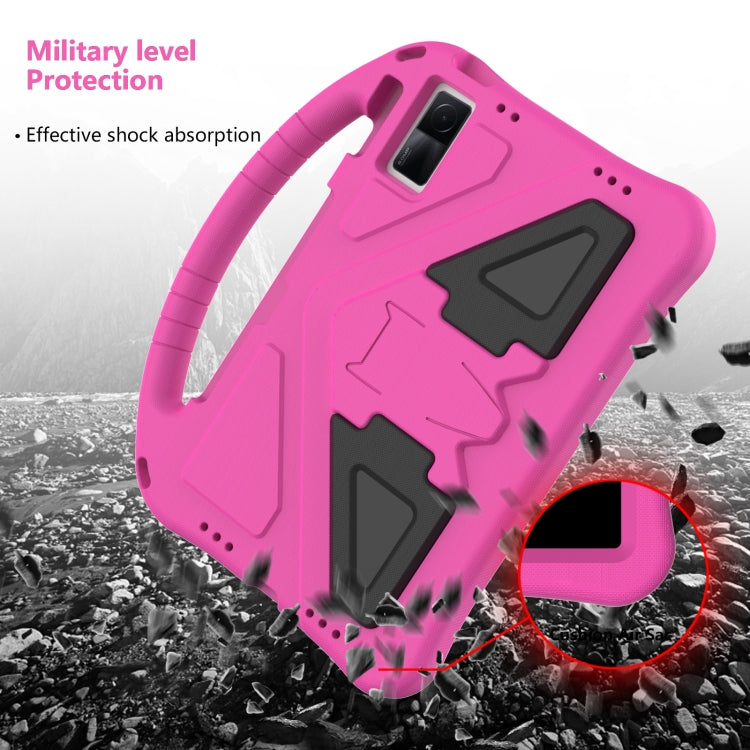 For OPPO Pad Air 10.36  2022 EVA Shockproof Tablet Case with Holder(Rose Red) - OPPO by buy2fix | Online Shopping UK | buy2fix