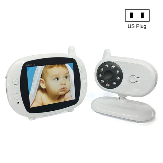 BM850 3.5 inch Wireless Video Color Baby Monitor Night Vision Temperature Monitor(US Plug) - Baby Monitor by buy2fix | Online Shopping UK | buy2fix