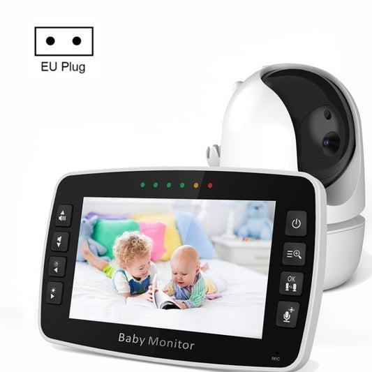SM43A 4.3inch Color Display Night Vision Smart Zoom Baby Monitor Camera(EU Plug) - Baby Monitor by buy2fix | Online Shopping UK | buy2fix