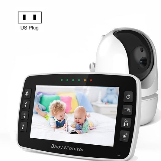 SM43A 4.3inch Color Display Night Vision Smart Zoom Baby Monitor Camera(UK Plug) - Baby Monitor by buy2fix | Online Shopping UK | buy2fix