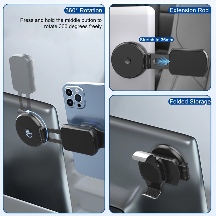 HL-149A Portable Navigation Invisible Folding Tablet Side Mount Bracket - Universal Car Holders by buy2fix | Online Shopping UK | buy2fix