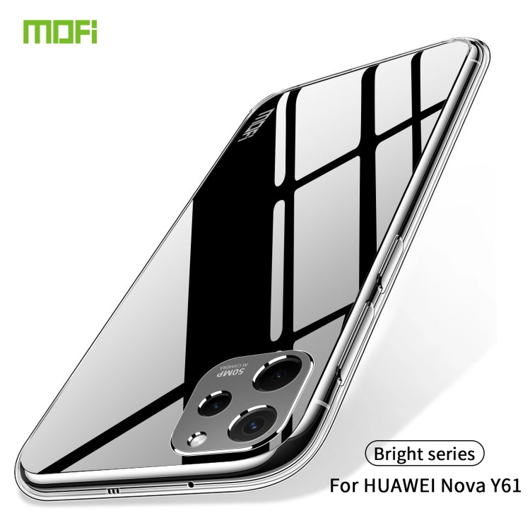 For Huawei Nova Y61 MOFI Ming Series Ultra-thin TPU Phone Case(Transparent) - Huawei Cases by MOFI | Online Shopping UK | buy2fix