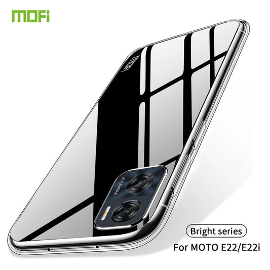 For Motorola Moto E22 / E22i MOFI Ming Series Ultra-thin TPU Phone Case(Transparent) - Motorola Cases by MOFI | Online Shopping UK | buy2fix