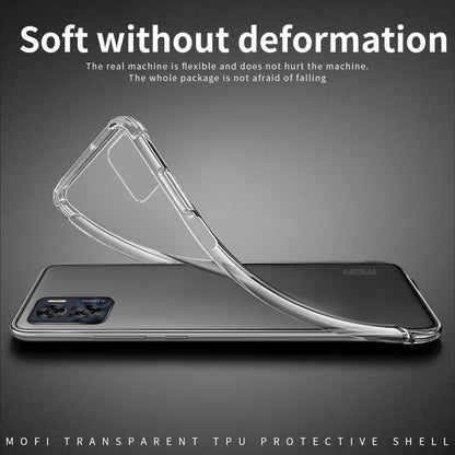 For Motorola Moto E22 / E22i MOFI Ming Series Ultra-thin TPU Phone Case(Transparent) - Motorola Cases by MOFI | Online Shopping UK | buy2fix