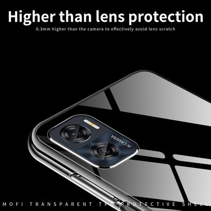 For Motorola Moto E22 / E22i MOFI Ming Series Ultra-thin TPU Phone Case(Transparent) - Motorola Cases by MOFI | Online Shopping UK | buy2fix