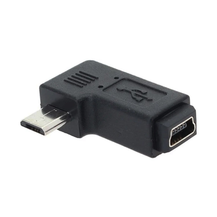 90 Degree Mini USB Female to Micro USB Male Adapter by buy2fix