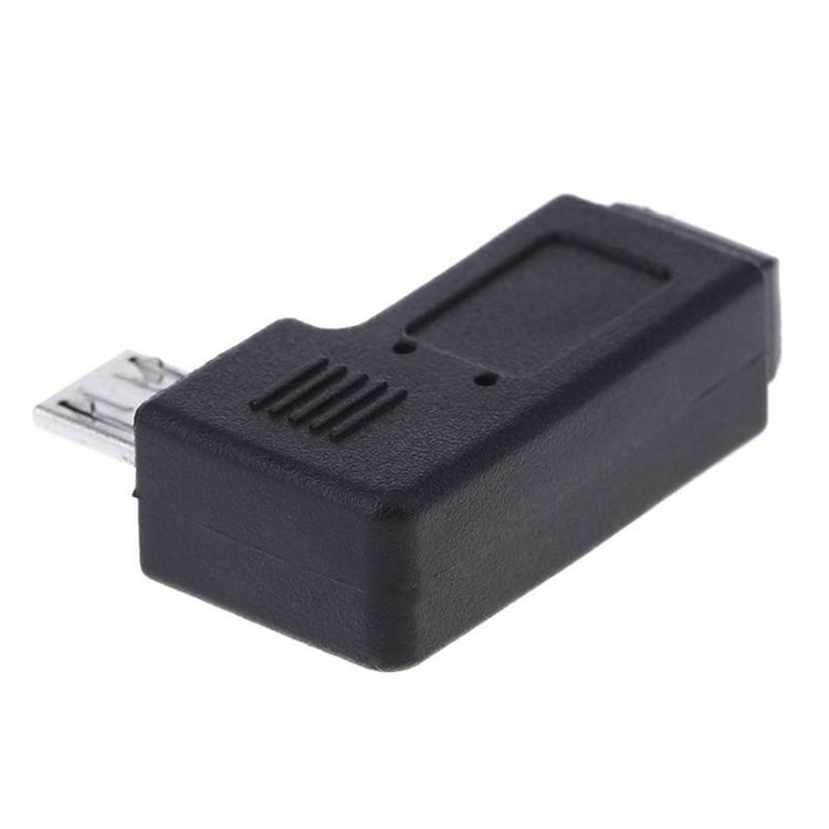 90 Degree Mini USB Female to Micro USB Male Adapter by buy2fix