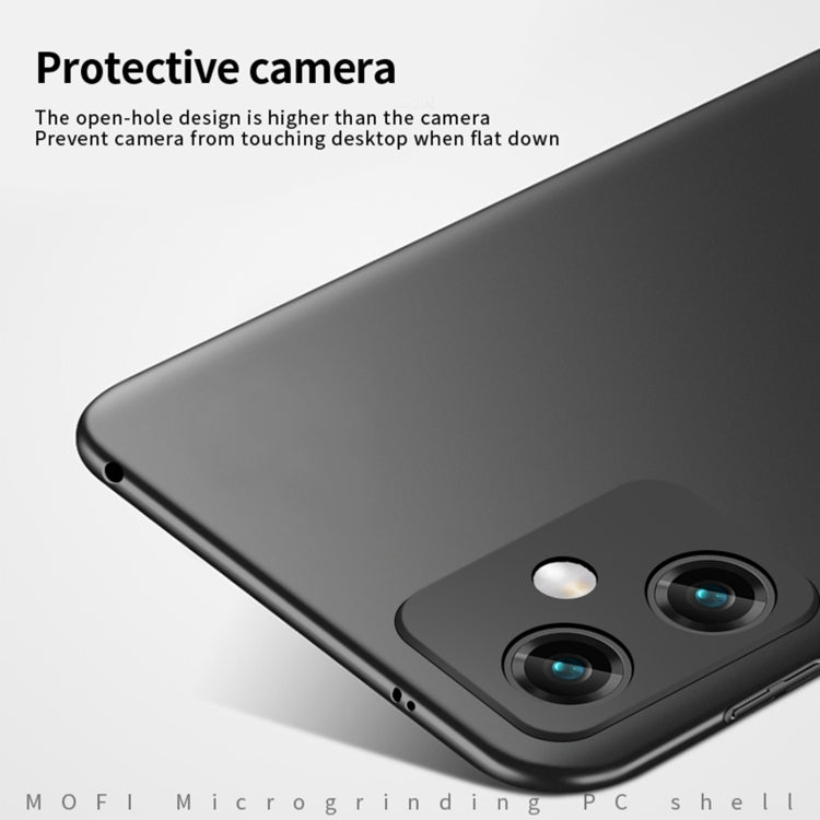 For Xiaomi Redmi Note 12 China MOFI Micro Frosted PC Ultra-thin Hard Case(Black) by MOFI
