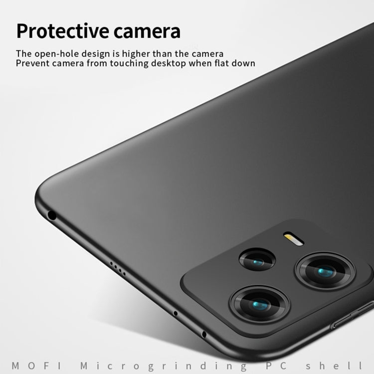 For Xiaomi Redmi Note 12 Pro+ China MOFI Micro Frosted PC Ultra-thin Hard Case(Black) - Xiaomi Cases by MOFI | Online Shopping UK | buy2fix
