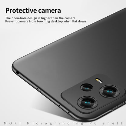 For Xiaomi Redmi Note 12 Pro+ China MOFI Micro Frosted PC Ultra-thin Hard Case(Black) - Xiaomi Cases by MOFI | Online Shopping UK | buy2fix