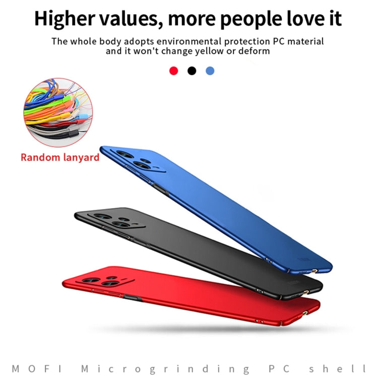 For Xiaomi Redmi Note 12 Pro+ China MOFI Micro Frosted PC Ultra-thin Hard Case(Black) - Xiaomi Cases by MOFI | Online Shopping UK | buy2fix