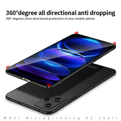 For Xiaomi Redmi Note 12 Pro+ China MOFI Micro Frosted PC Ultra-thin Hard Case(Blue) - Xiaomi Cases by MOFI | Online Shopping UK | buy2fix
