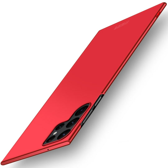 Pour Samsung Galaxy S23 Ultra 5G MOFI Micro Frosted PC Étui rigide ultra-mince (rouge)