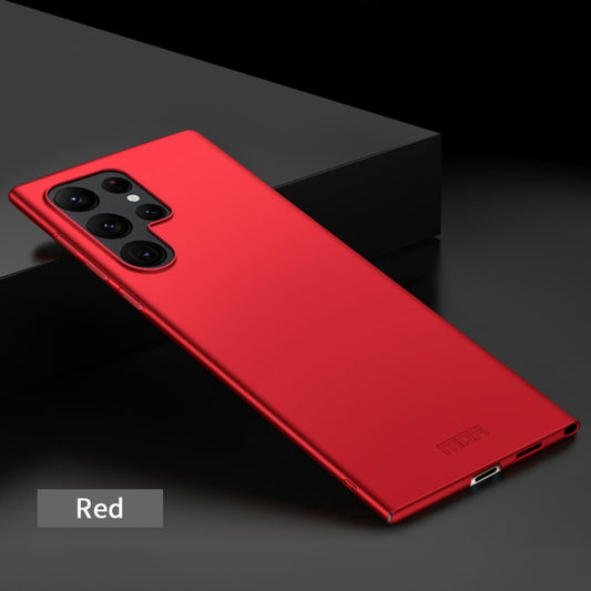 For Samsung Galaxy S23 Ultra 5G MOFI Micro Frosted PC Ultra-thin Hard Case(Red) - Galaxy S23 Ultra 5G Cases by MOFI | Online Shopping UK | buy2fix