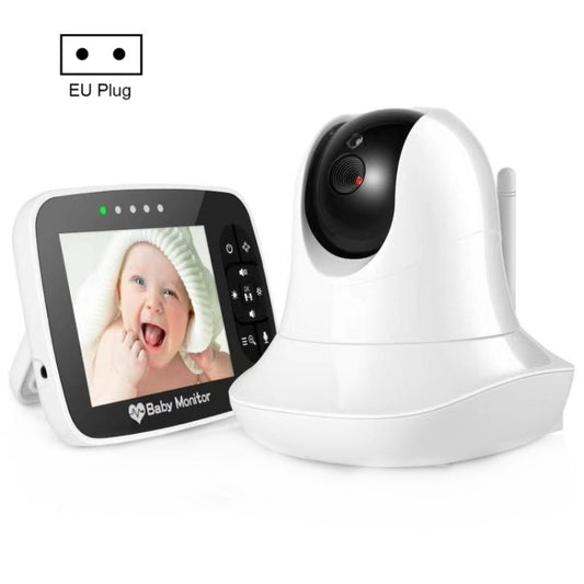 SM935 3.5 inch LCD Screen Wireless Video Baby Monitor Night Vision Two-Way Audio IP Camera(EU Plug) - Baby Monitor by buy2fix | Online Shopping UK | buy2fix