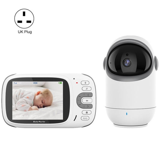 VB802 3.2 inch Baby Monitor Wireless Digital Video Rotating Camera(UK Plug) - Baby Monitor by buy2fix | Online Shopping UK | buy2fix