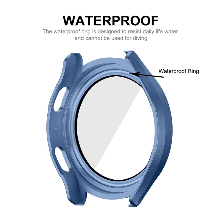 For Samsung Galaxy Watch4/5 40mm ENKAY Hat-Prince Waterproof Full Coverage PC Frame + 9H Tempered Glass Case(Pink) - Watch Cases by ENKAY | Online Shopping UK | buy2fix