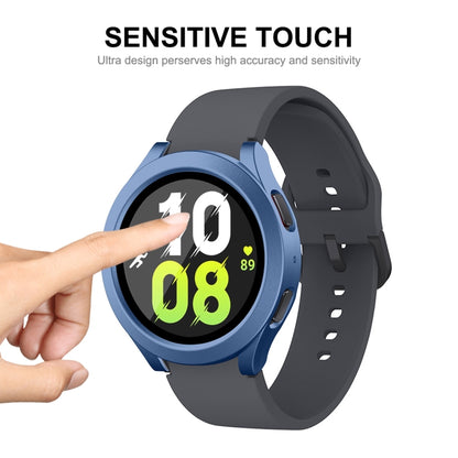 For Samsung Galaxy Watch4/5 40mm ENKAY Hat-Prince Waterproof Full Coverage PC Frame + 9H Tempered Glass Case(Rose Gold) - Watch Cases by ENKAY | Online Shopping UK | buy2fix