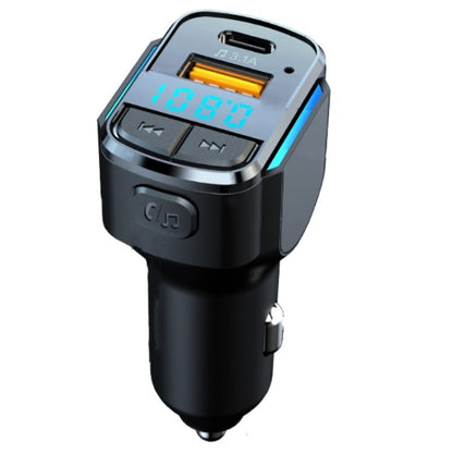 C34 Car Bluetooth 5.0 Charger FM Transmitter Cigarette lighter MP3 Music Player - Bluetooth Car Kits by buy2fix | Online Shopping UK | buy2fix