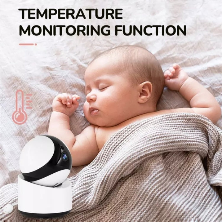 DY55A Built-in Lullabies Video Babyphone 5 inch Screen Digital Wireless Baby Monitor Camera(US Plug) - Baby Monitor by buy2fix | Online Shopping UK | buy2fix