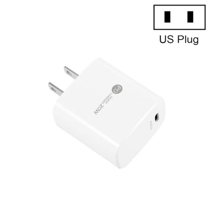 PD11 Mini Single Port PD3.0 USB-C / Type-C 20W Fast Charger for iPhone / iPad Series, US Plug(White) by buy2fix
