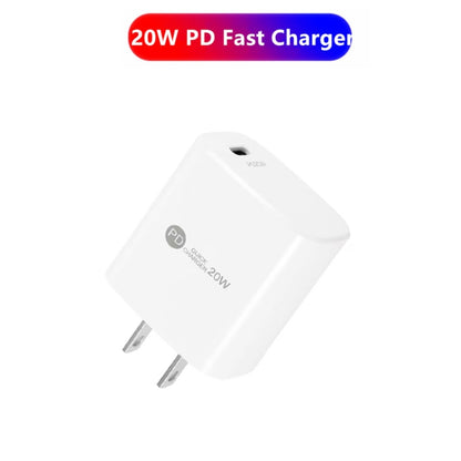 PD11 Mini Single Port PD3.0 USB-C / Type-C 20W Fast Charger for iPhone / iPad Series, US Plug(White) by buy2fix