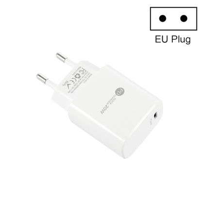 PD11 Mini Single Port PD3.0 USB-C / Type-C 20W Fast Charger for iPhone / iPad Series, EU Plug(White) by buy2fix