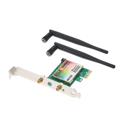 WIE7265 Dual Band 802.11ac 1167Mbps PCI-e WiFi Adapter + Bluetooth 4.2 WLAN Network Card by buy2fix