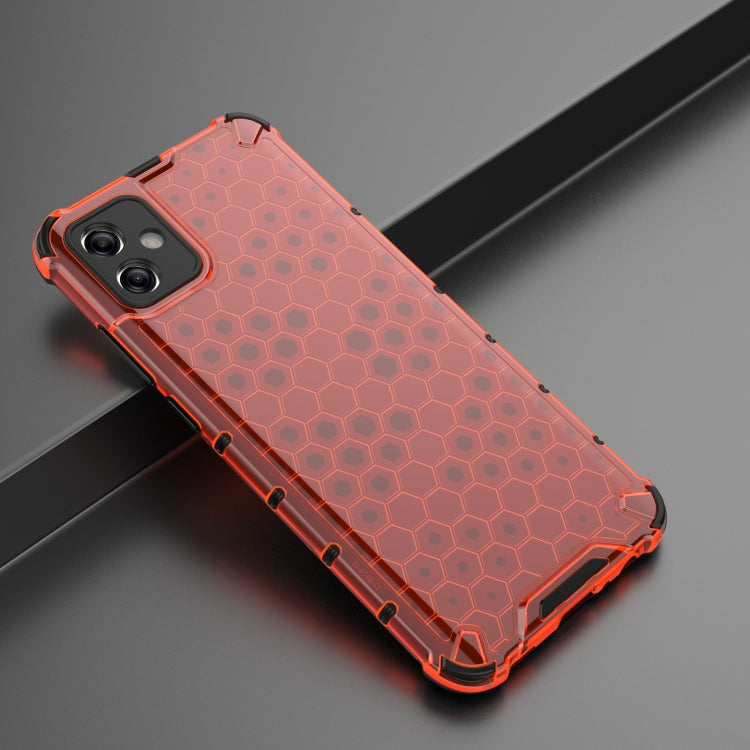 For Samsung Galaxy A04e 5G Honeycomb Shockproof Phone Case(Red) - Galaxy Phone Cases by buy2fix | Online Shopping UK | buy2fix