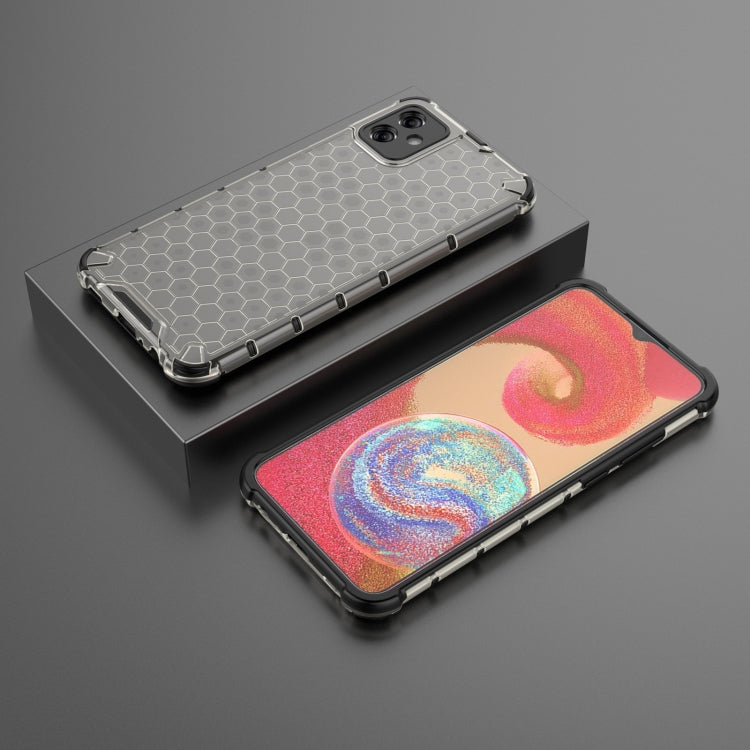 For Samsung Galaxy A04e 5G Honeycomb Shockproof Phone Case(Black) - Galaxy Phone Cases by buy2fix | Online Shopping UK | buy2fix