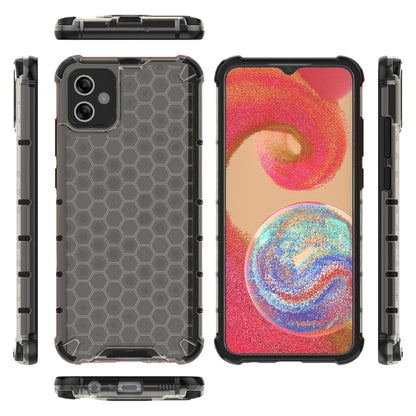 For Samsung Galaxy A04e 5G Honeycomb Shockproof Phone Case(Black) - Galaxy Phone Cases by buy2fix | Online Shopping UK | buy2fix