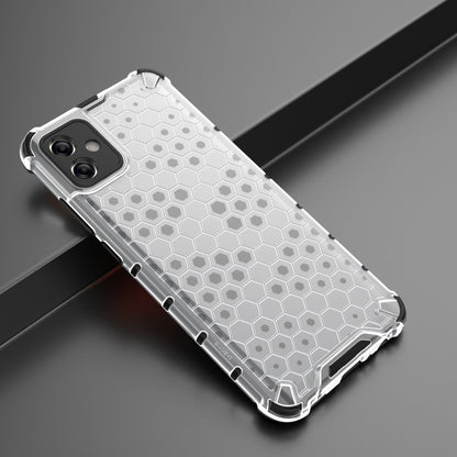 For Samsung Galaxy A04e 5G Honeycomb Shockproof Phone Case(White) - Galaxy Phone Cases by buy2fix | Online Shopping UK | buy2fix