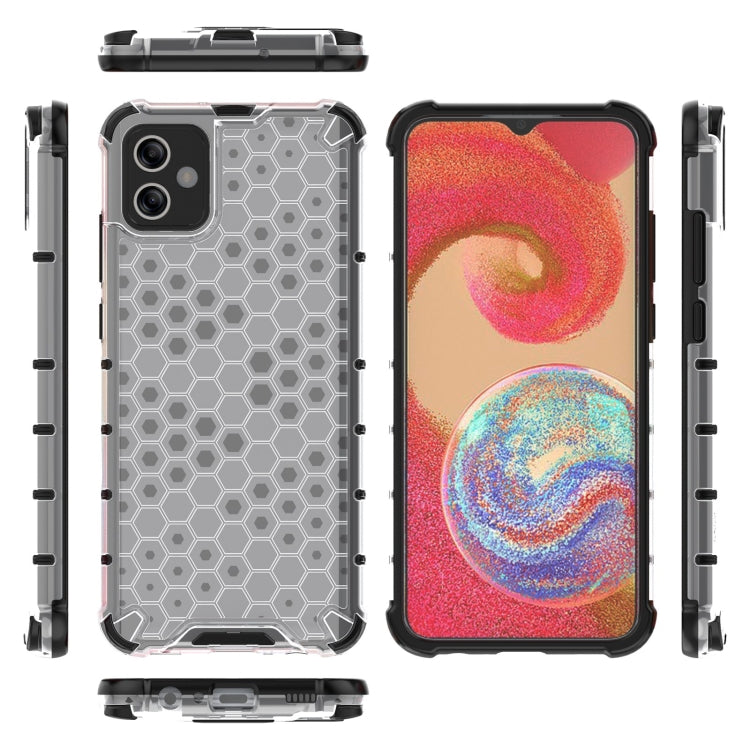 For Samsung Galaxy A04e 5G Honeycomb Shockproof Phone Case(White) - Galaxy Phone Cases by buy2fix | Online Shopping UK | buy2fix