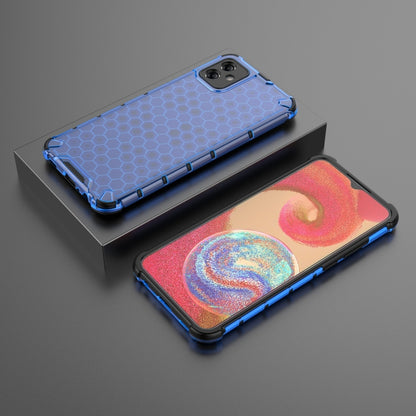 For Samsung Galaxy A04e 5G Honeycomb Shockproof Phone Case(Blue) - Galaxy Phone Cases by buy2fix | Online Shopping UK | buy2fix