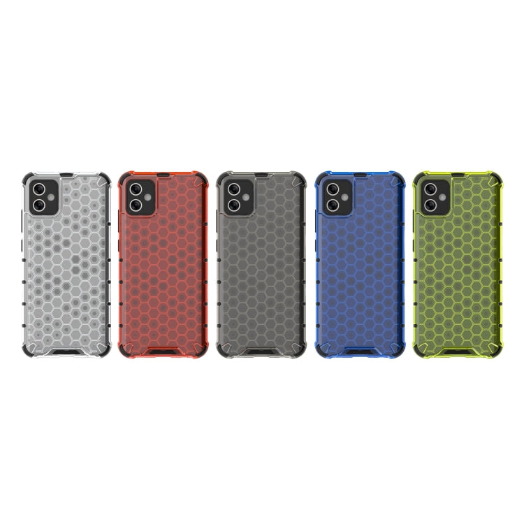 For Samsung Galaxy A04e 5G Honeycomb Shockproof Phone Case(White) - Galaxy Phone Cases by buy2fix | Online Shopping UK | buy2fix