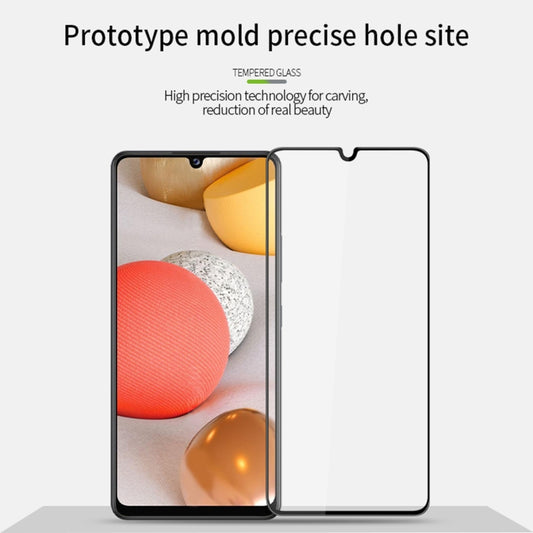 For Samsung Galaxy A14 PINWUYO 9H 3D Curved Explosion-proof Tempered Glass Film(Black) - Galaxy Tempered Glass by PINWUYO | Online Shopping UK | buy2fix