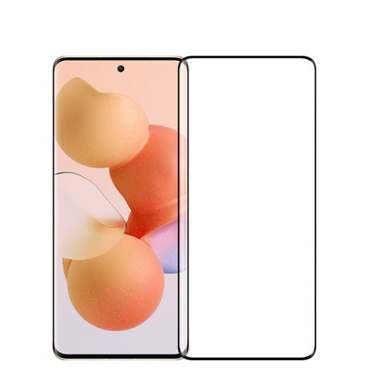 For OPPO A1 Pro PINWUYO 9H 3D Hot Bending Tempered Glass Film(Black)